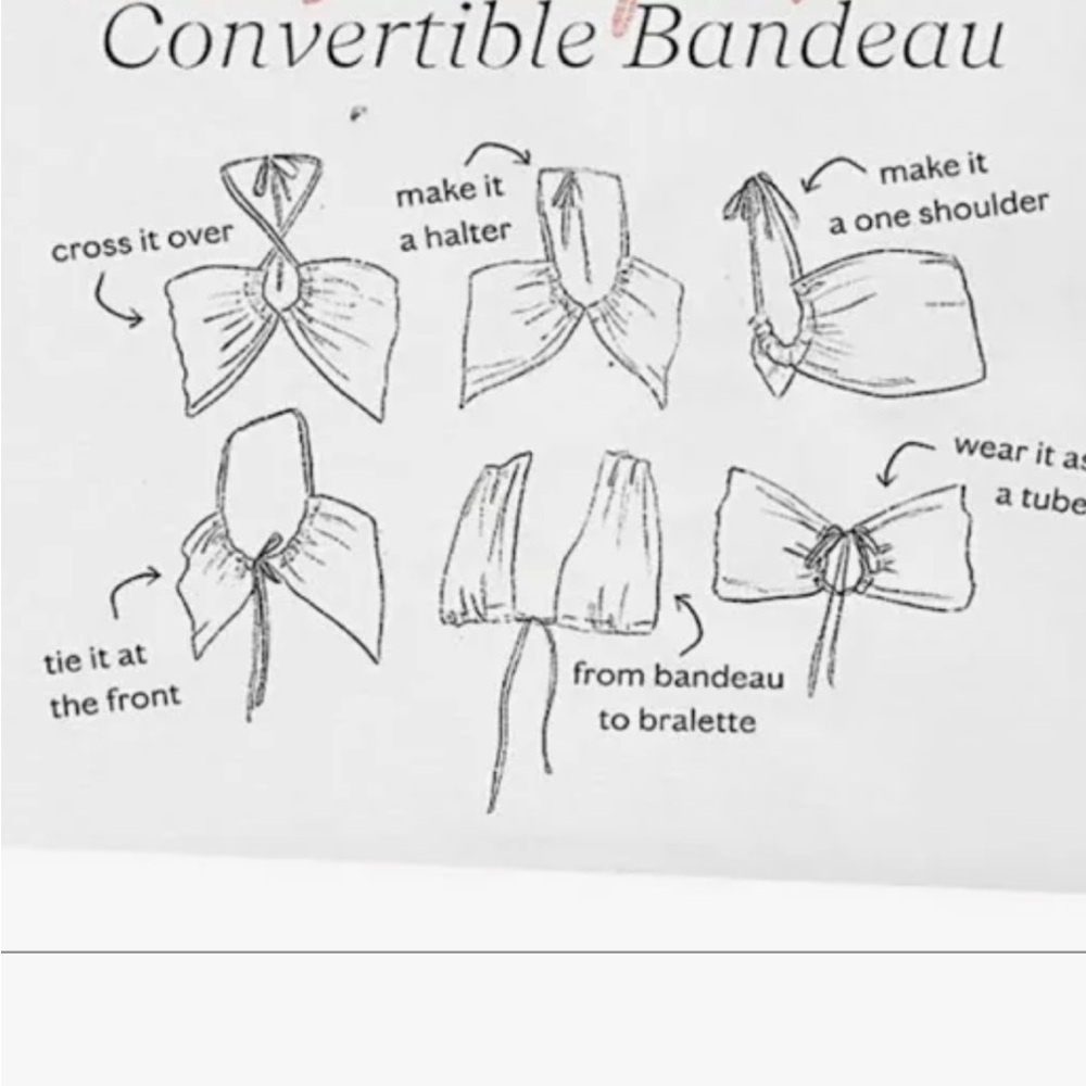Free People Summer of Love Bandeau Top - Picture 5 of 6